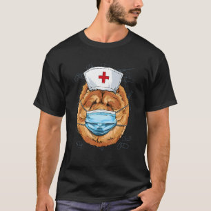 Camiseta Hospital Chow Chow ER Enfermera RN LPN Enfermera M