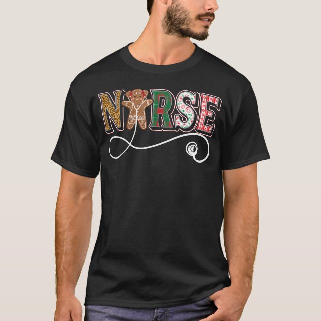Camiseta Hospital de Enfermeras Navidades Gingerbread Xmas (Anverso)