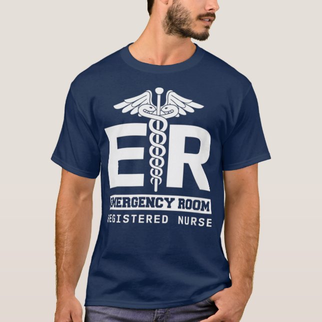Camiseta Hospital de Enfermeras Registradas en Sala de Emer (Anverso)