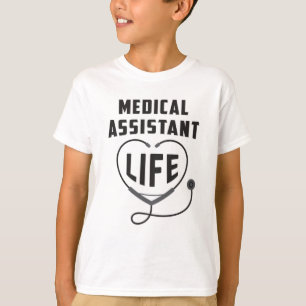 Camiseta Hospital de Medicina de Auxiliar Médico Médica de 