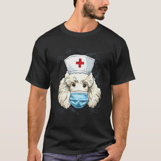 Camiseta Hospital Poodle ER Enfermera LPN RN Enfermera de v