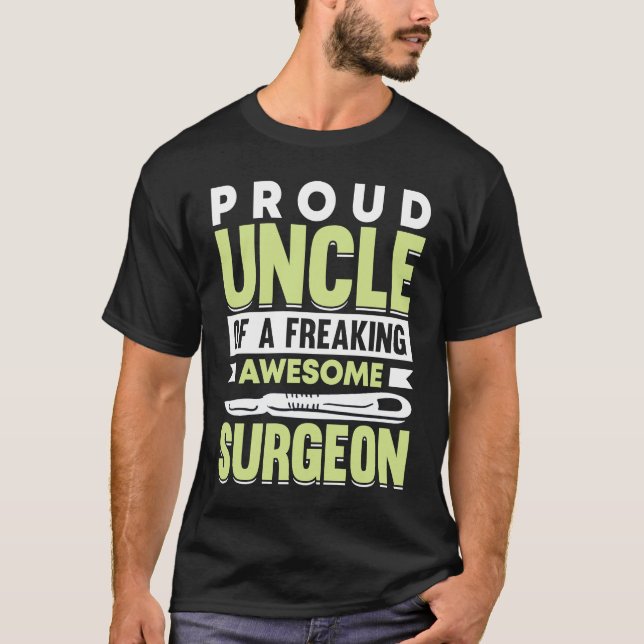 Camiseta Hospital Surgery Medical Doctor Surgeon Uncle (Anverso)