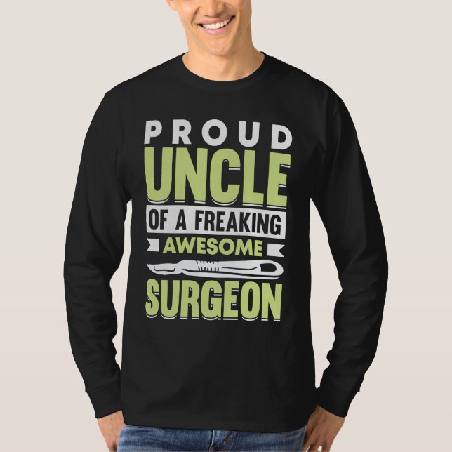 Camiseta Hospital Surgery Medical Doctor Surgeon Uncle (Anverso)