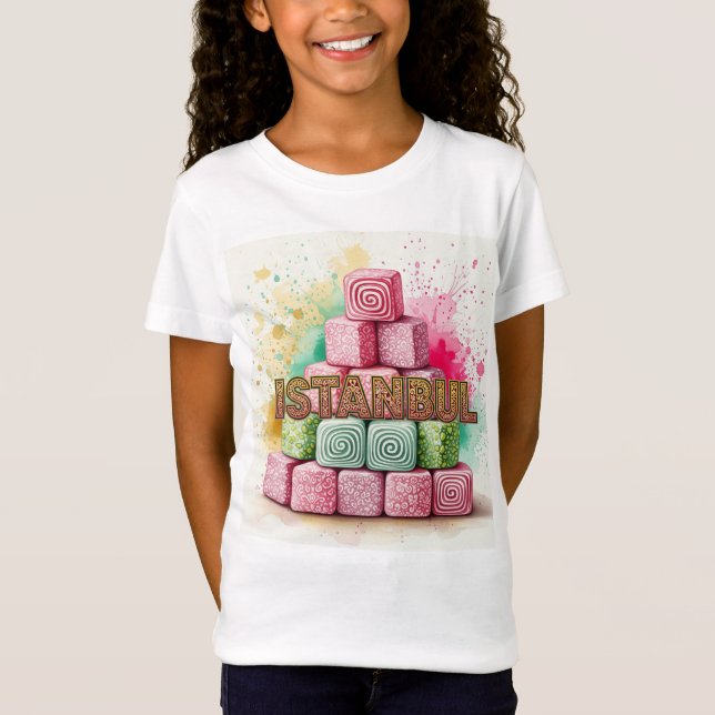 Camiseta Hospitalaria Estambul, Delight turca, de Natasha (Anverso)