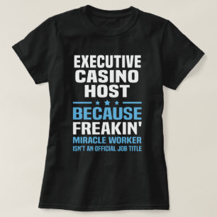 Camiseta Host de Casino Ejecutivo