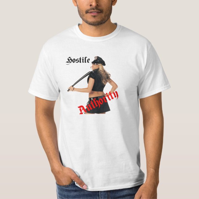Camiseta Hostil asuma el control (Anverso)