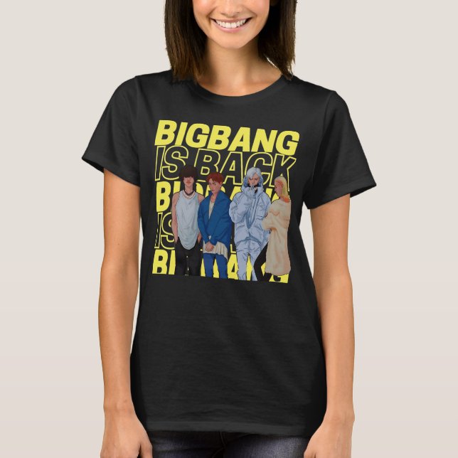 Camiseta Hot  Bigbang Kpop Shirt Bigbang Kpop Sweatshirt  F (Anverso)