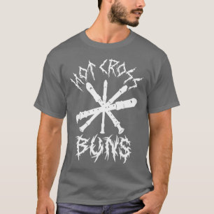 Camiseta Hot Cross Buns Funny Recorder Music Ironic Heavy M