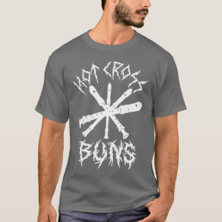 Camiseta Hot Cross Buns Funny Recorder Music Ironic Heavy M