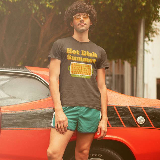 Camiseta Hot Dish Summer Funny Casserole Graphic (Subido por el creador)