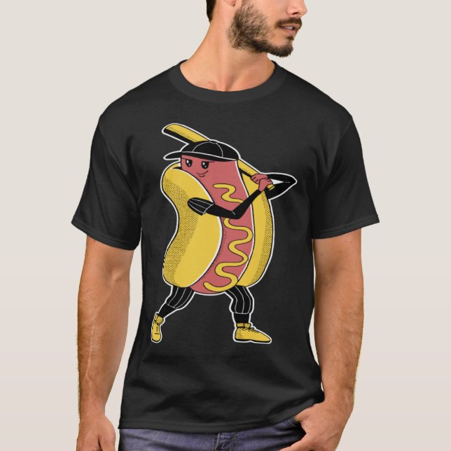 Camiseta Hot-dog baseball sports (Anverso)