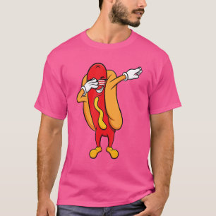 Camiseta Hot Dog Boy Chica Julio 4 Dabbing Hotdog
