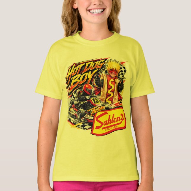 Camiseta Hot Dog Boy Karter (Anverso)