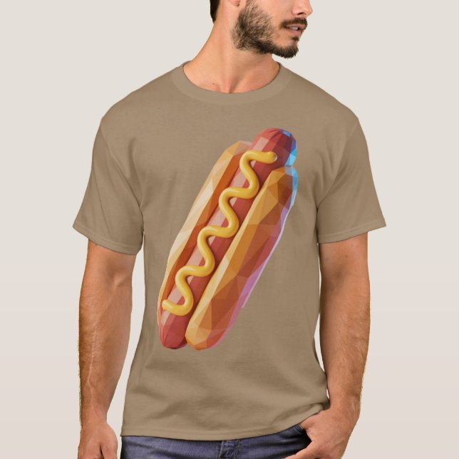 Camiseta Hot Dog Cool Fastfood Logo (Anverso)