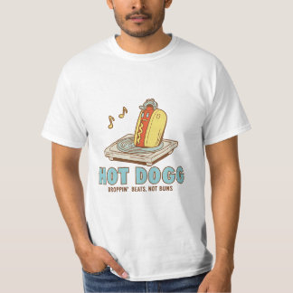 Camiseta Hot Dogg – Dejando caer ritmos, no panes divertido