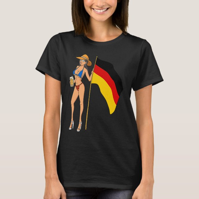 Camiseta Hot Fan Girl Germany (Anverso)
