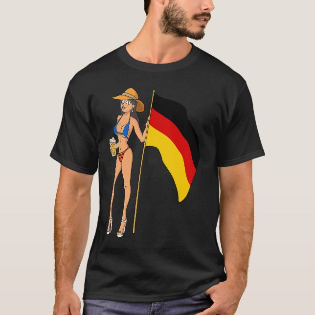 Camiseta Hot Fan Girl Germany (Anverso)
