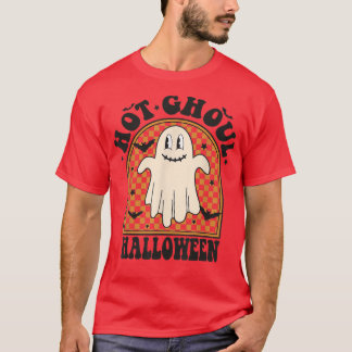 Camiseta Hot Ghoul Cute Boo Crew Spookone Season Witch Happ