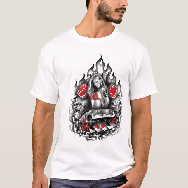 Camiseta Hot girl (Anverso)