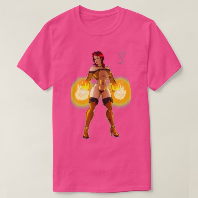 Camiseta Hot Mage (Diseño del anverso)