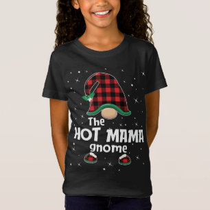 Camiseta Hot Mama Gnome Navidades de juego de búfalo con  P