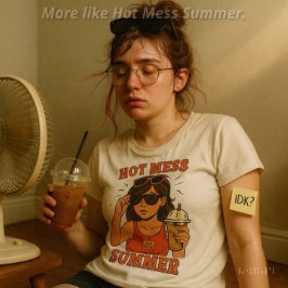 Camiseta Hot Mess Summer T-Shirt – Funky Indie Chaos Tee