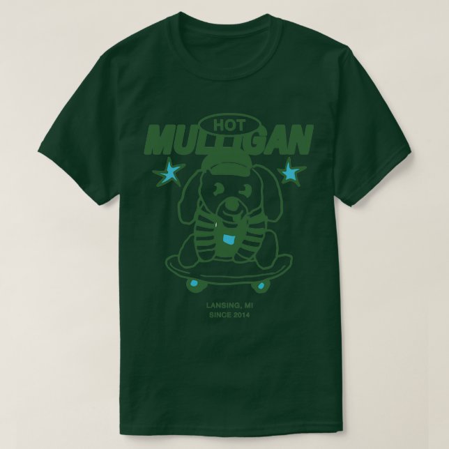 Camiseta Hot Mulligan Merch S8 Dog (Diseño del anverso)
