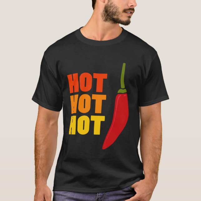 Camiseta Hot Pepper Red Jalapeno Spicy (Anverso)