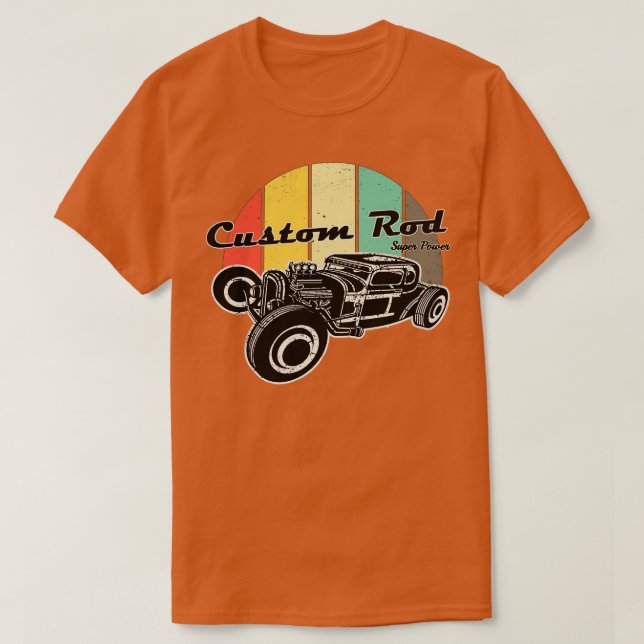 Camiseta Hot Personalizado Rod Classic (Diseño del anverso)