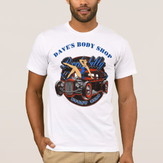 Camiseta Hot Rod Dice Sexy Babe Diseño Personalizado