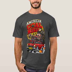 CAMISETA HOT ROD MINERO DE CARBÓN AMERICANO