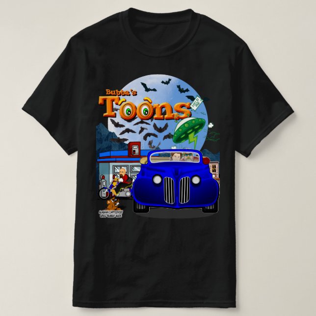 Camiseta Hot Rod Tee, Personalizado de Bubba (Diseño del anverso)