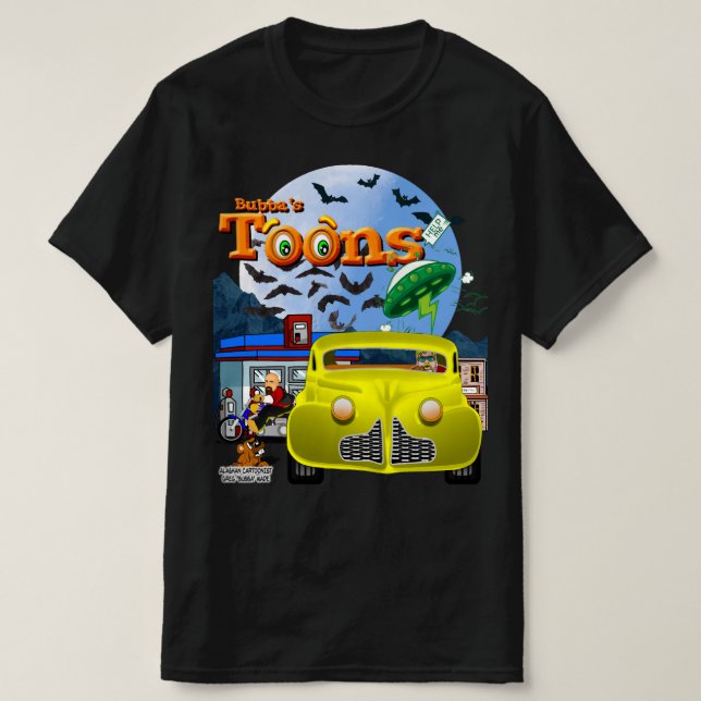 Camiseta Hot Rod Tee, Personalizado de Bubba (Diseño del anverso)