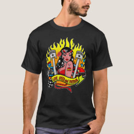 Camiseta Hot Rods and Devil Pinup