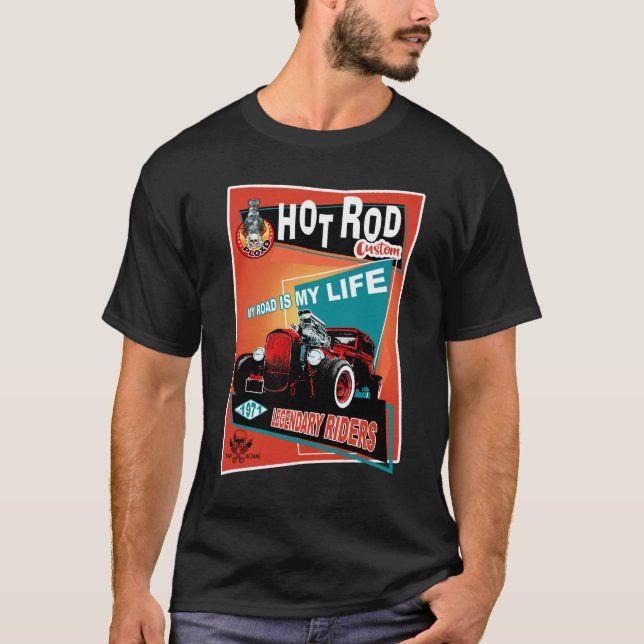 Camiseta Hot Rods personalizado 1932 - Mi camino es mi vida (Anverso)