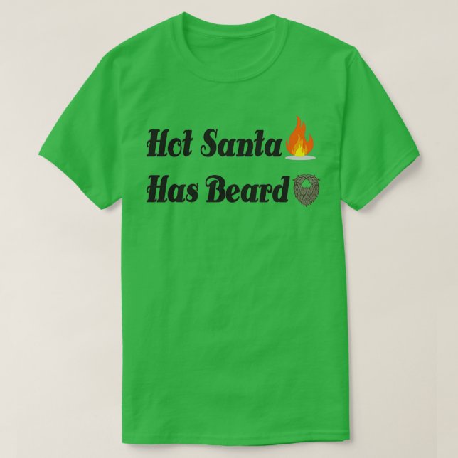 Camiseta Hot Santa has Bebe (Diseño del anverso)