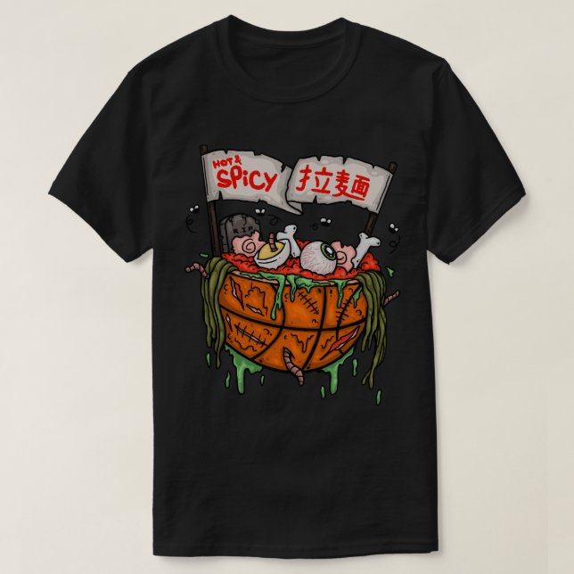 Camiseta Hot & Spicy Ramen (Diseño del anverso)