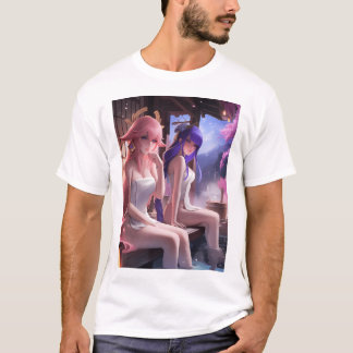 Camiseta Hot Spring Raiden Shogun Y Yae Miko 119