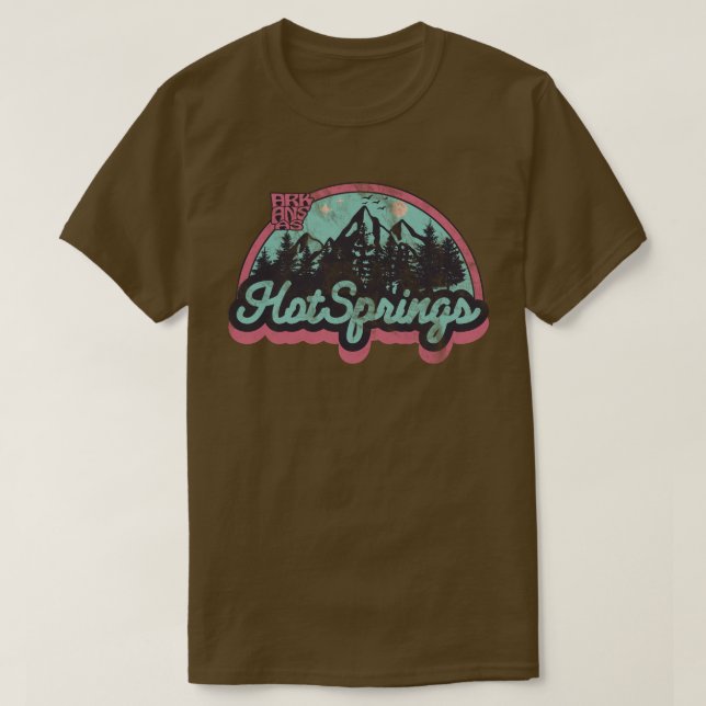 Camiseta Hot Springs, Arkansas (Diseño del anverso)