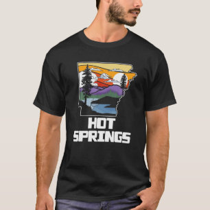 Camiseta Hot Springs Arkansas Naturaleza artística exterior