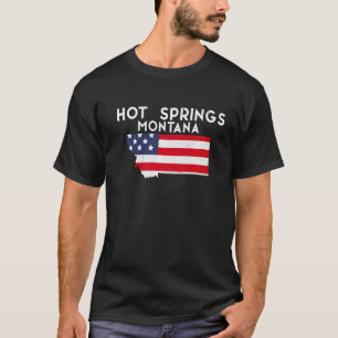 Camiseta Hot Springs Montana Estados Unidos de América Viaj
