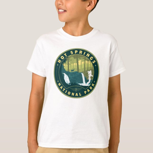 Camiseta Hot Springs National Park (Anverso)