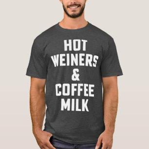 Camiseta Hot Weiners y café leche comida de Rhode Island 3