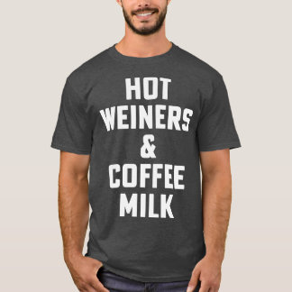 Camiseta Hot Weiners y café leche comida de Rhode Island 3 