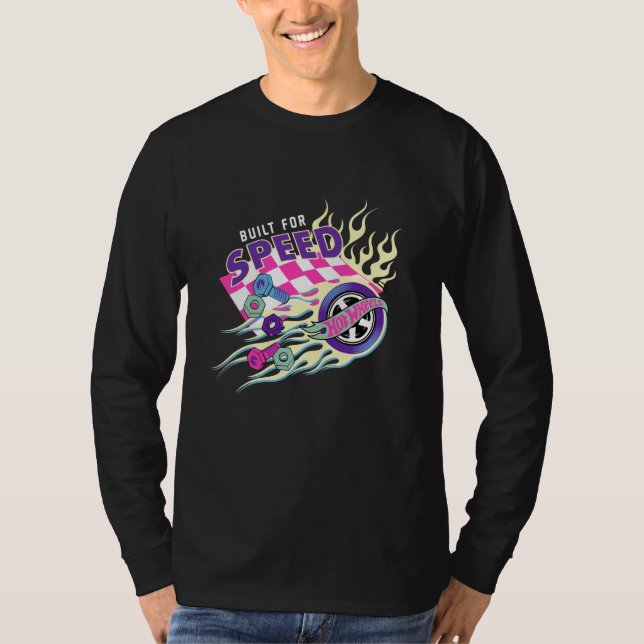 Camiseta Hot Wheels - Construidos para la Velocidad (Anverso)