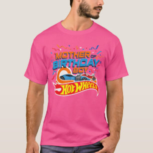 Camiseta Hot Wheels Cumpleaños Confeti Madre del Cumpleaños