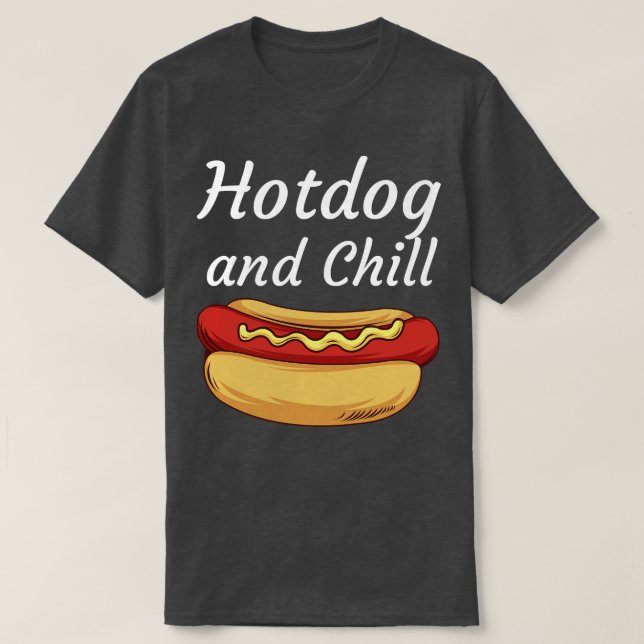 Camiseta Hotdog and Chill (Diseño del anverso)