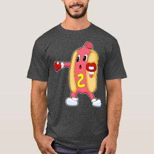 Camiseta Hotdog Boxer Guantes de boxeo Boxeo