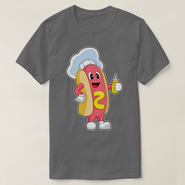 Camiseta Hotdog Chef Mustard (Diseño del anverso)