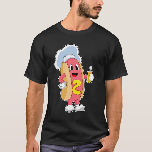 Camiseta Hotdog Chef Mustard (Anverso)